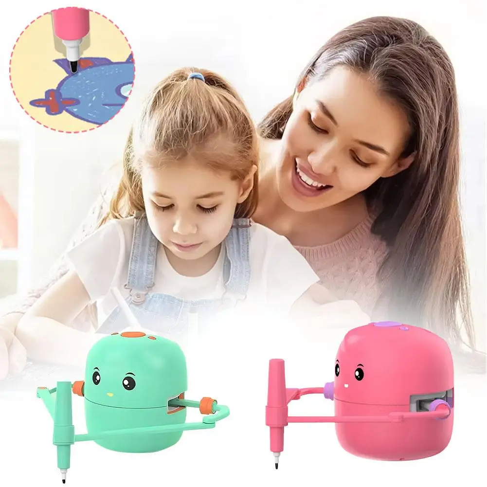 Children's Intelligent AI Painting Robot Early Education Puzzle Drawing Enlightenment Toy Cognitive Writing Teaching And Ma C3J3