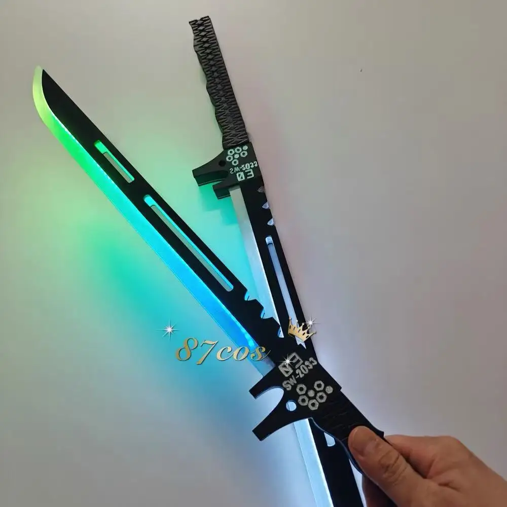 65CM Hoshina Soushirou Katana Cos Luminous Sword Anime Kaiju No.8 Cosplay Prop Halloween Christmas Party Costume Accessories 5