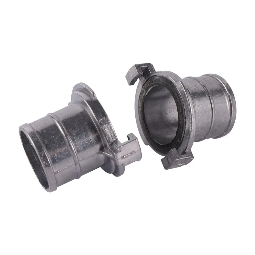 Connettore per tubo flessibile in alluminio con fascetta stringitubo, utilizzato per l'irrigazione di alberi e l'agricoltura