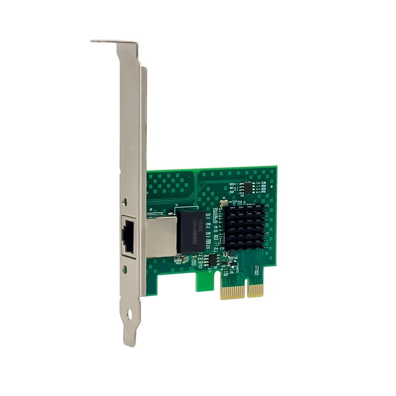 Pci-e X1 pojedynczy gniazdo zasilania 2.5G Adapter do sieci Ethernet Gigabit serwer wielofunkcyjny pci-e NIC 12.5X12X2.5Cm