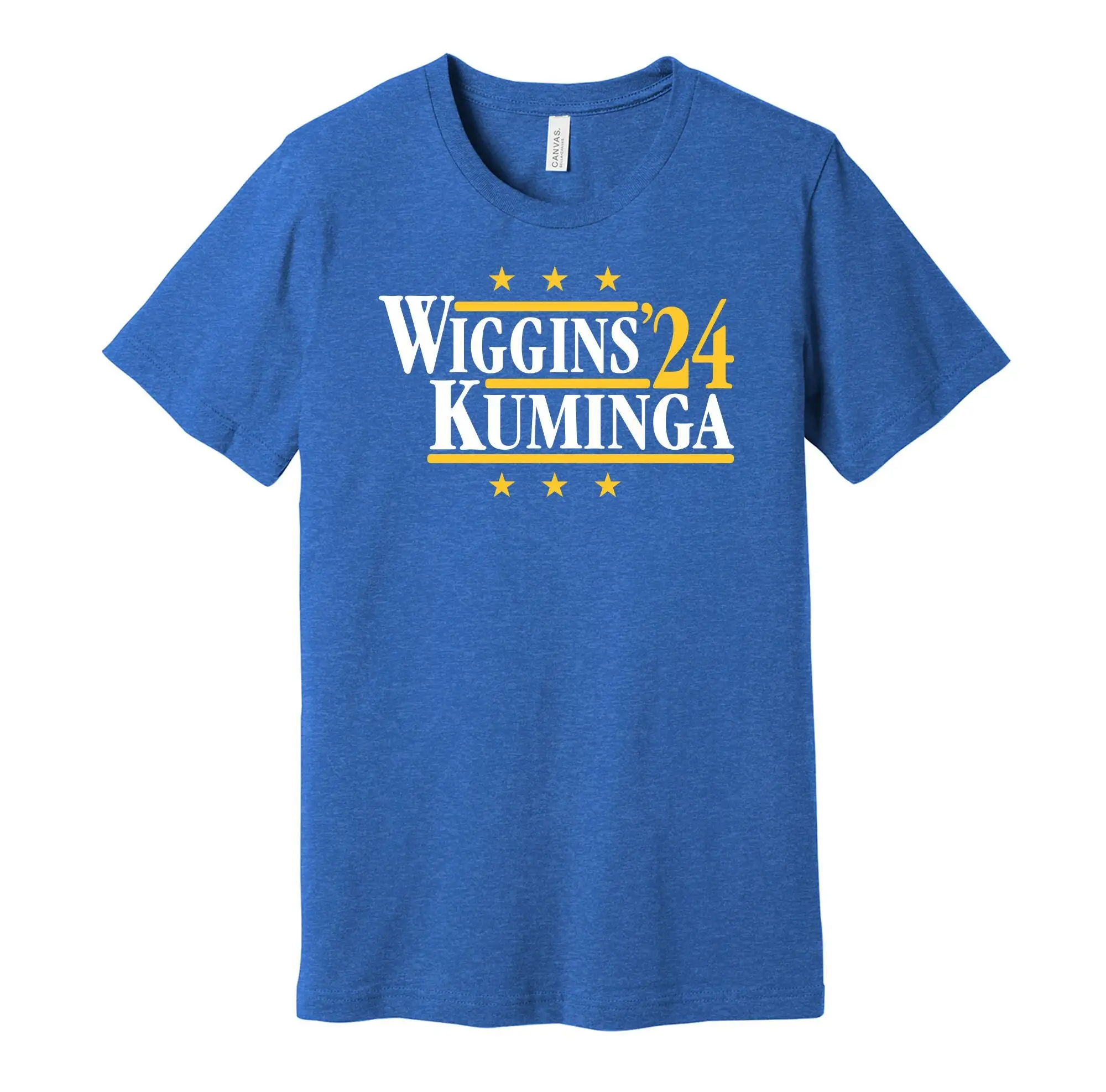 Wiggins Kuminga '24 Political Campaign Parody T Shirt Basketball Legends For President Fan S M L Xl Xxl 3Xl Lots Of