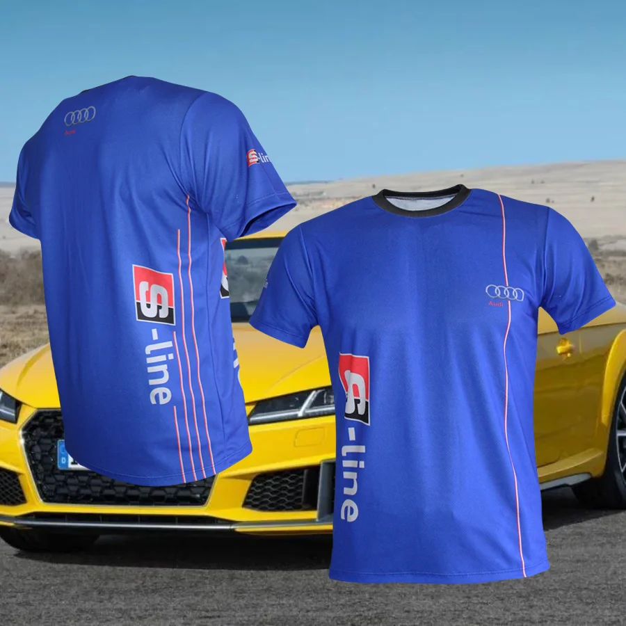 

Футболка Audi Authorization Hunt For Speed Quattro Power Racing, мужская и женская одежда, дышащие, быстросохнущие, легкие повседневные топы