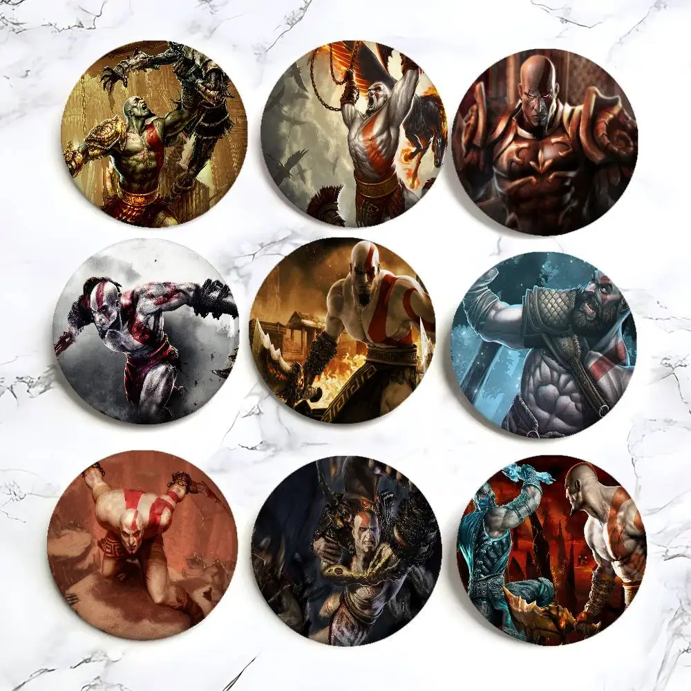 G-God Of War Instagram-style Cartoon Badges, Versatile Decorative Accessories And Gifts