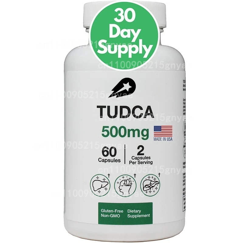 

Добавка для поддержки печени желобной соли TUDCA, 500 мг, очистка печени и желчного пузыря, 60 капсул, 250 мг с горьким вкусом