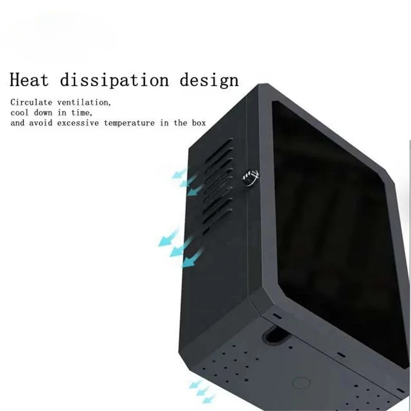 صندوق حماية قفل الشاحن لـ Tesla BYD، كومة شحن مقاومة للمطر والبرق، يمكن استخدام الحماية من الداخل والخارج