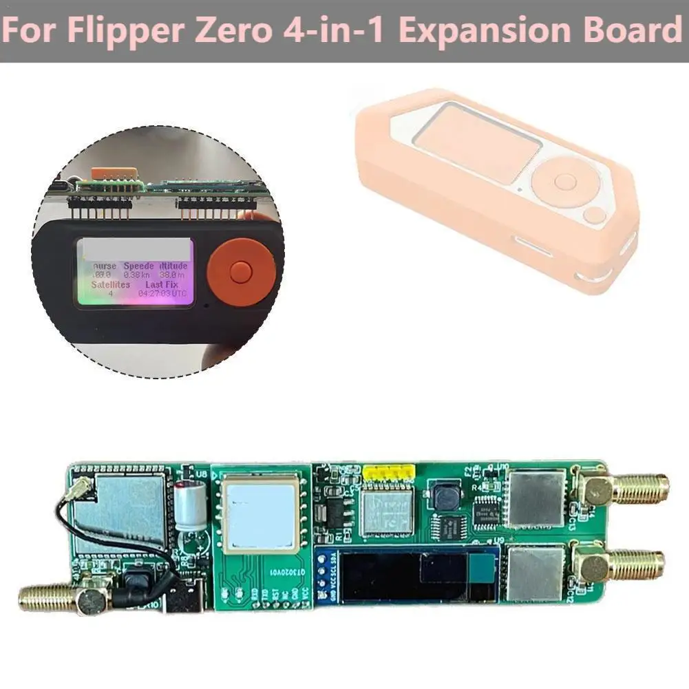 For Flipper Zero 4-in-1 Expansion Board ESP32 WiFi/CC1101/NRF24/GPS Development Board WiFi Multi-Board Module Expansion Board