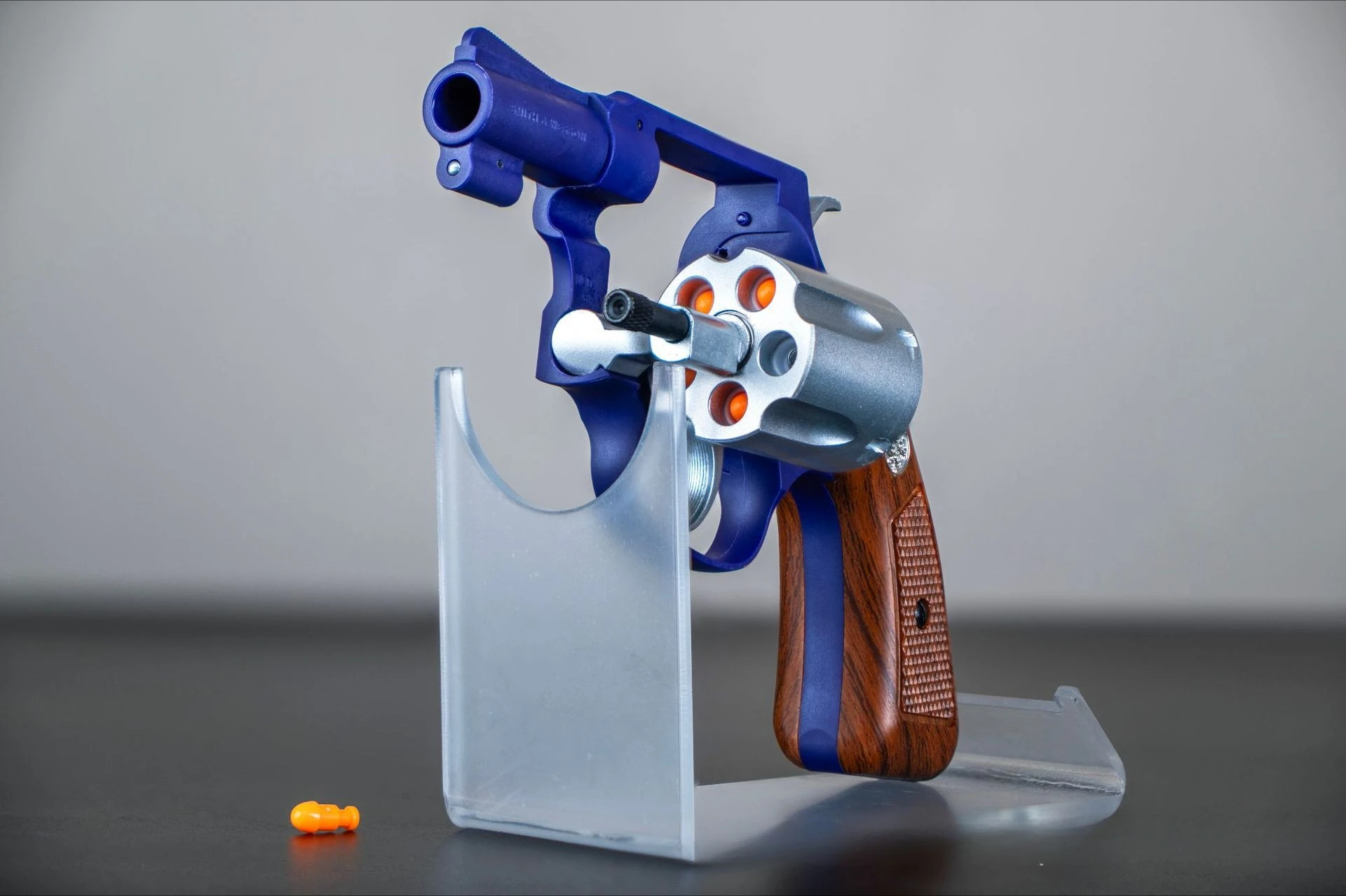 M36 revolver soft-bullet mechanical rapid-fire metal cylinder