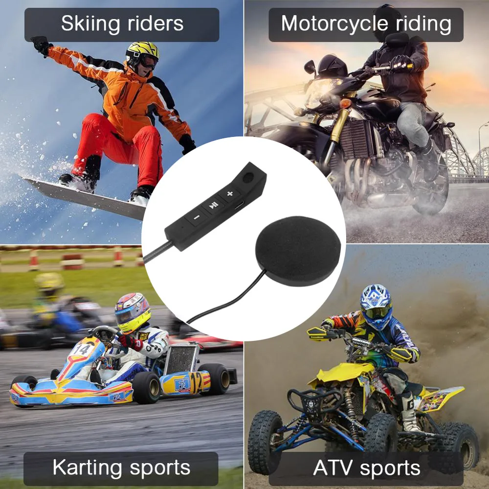 Motorradhelm Bluetooth 5.0 Headset Stereo-Headset Motorradhelm-Headset Kabelloses Freisprech-Headset – Detail 4