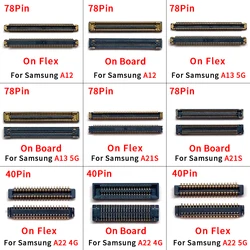 LCD Display Screen Flex FPC Connector On Board For Samsung A12 A13 4G 5G A21S A22 4G 5G