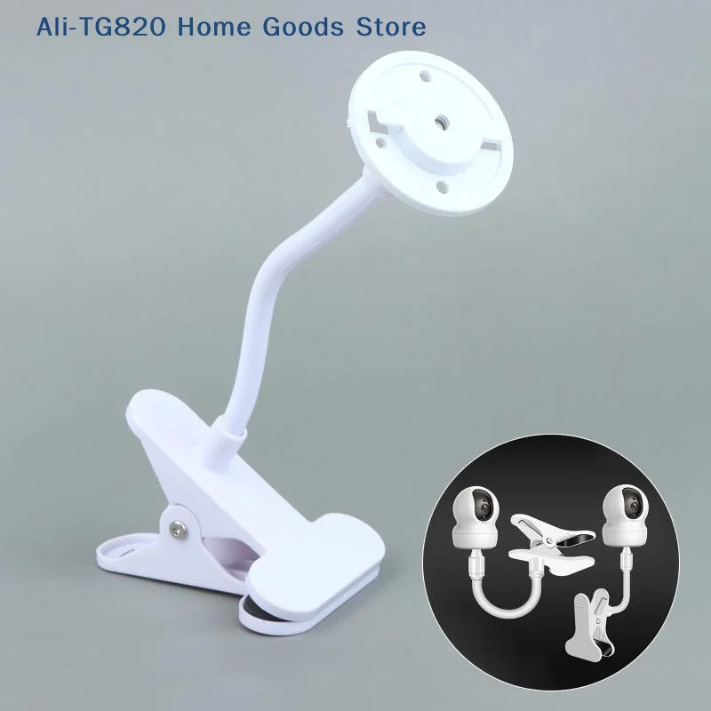 [TG820]No Punching Portable Clip Mount Webcam Stand For TP-LINK Camera Monitor Holder Home Flexible Twist Mounting Kit