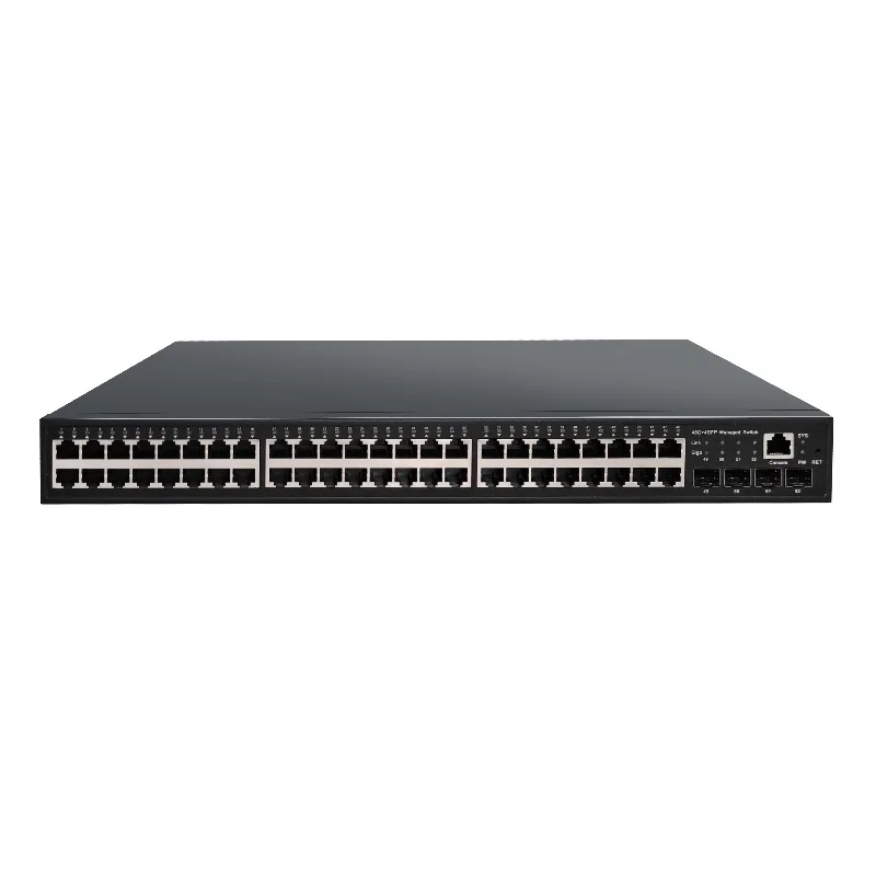 Layer 3 Managed 48 Port Ethernet Switch with 4*1G SFP Vlan, QoS Supported  for Telecom
