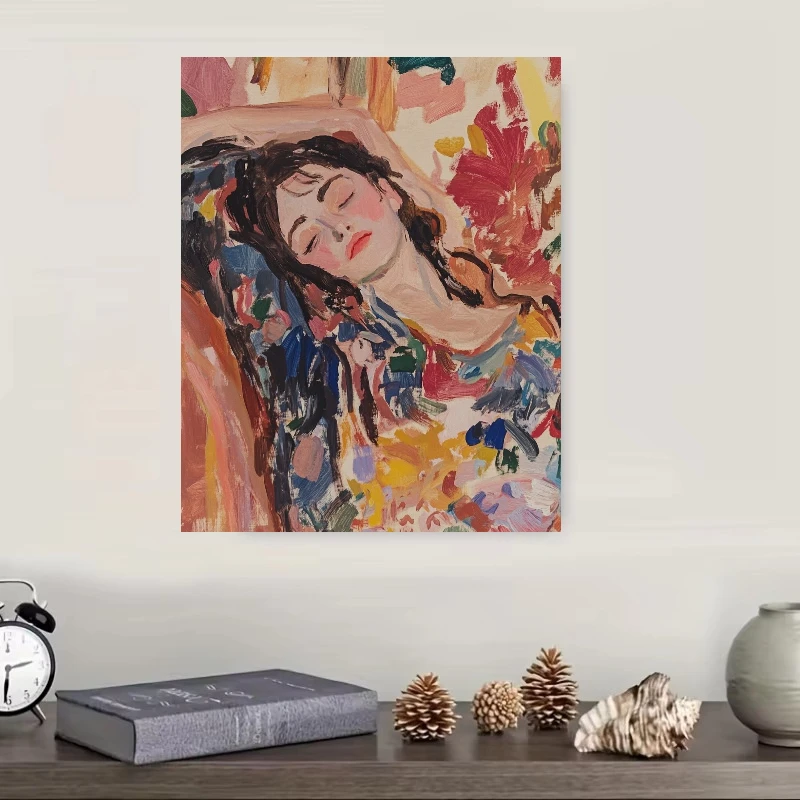 Abstract Sleeping Woman Portrait Jigsaw Puzzles 500/1000/1200/2000 PCS Family Activity Games for Bedroom Home Decor Gift