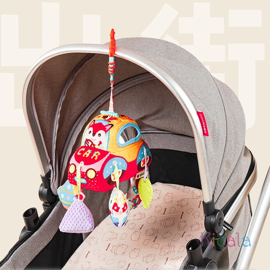 Passeggino Appeso Giocattoli Auto Appeso Campanelli Eolici Lenitivo Letto Appeso Campane Giocattoli Seggiolino di Sicurezza 0-6-12 Mesi Passeggino Giocattoli