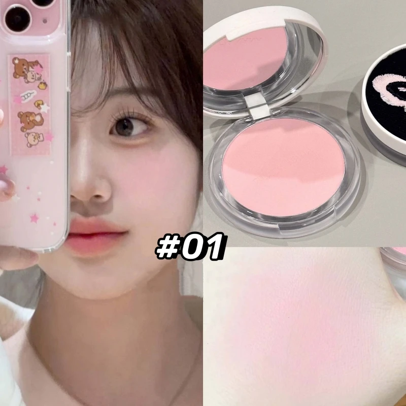 Monochrome Matte Butterfly Blush Face Velvet Sweet Girl Butterfly Low Saturation Pink Cheek Pigment Natural Contour Tint Shadow