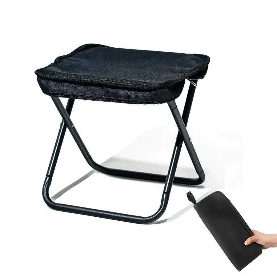 屋外用手持ち折りたたみスツール、ポータブルミニスツール、ポケットハンドスツールバッグ、キャンプ用小型スツール、釣り用折りたたみスツール