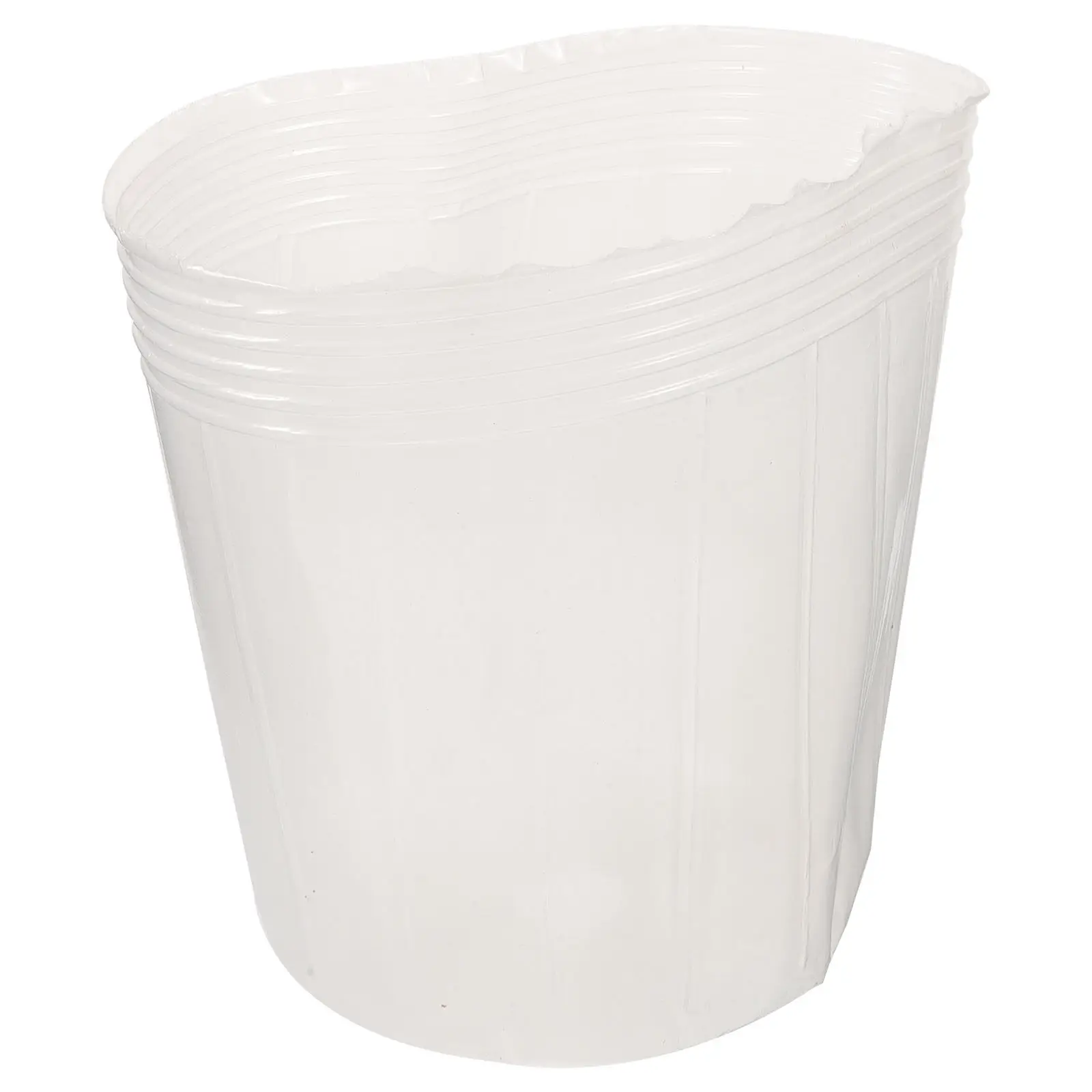 10Pcs Plastic Flowerpot Liner Transparent Nursery Pot Liner Garden Plant Pot Insert for Outdoor Home Gardening Planter