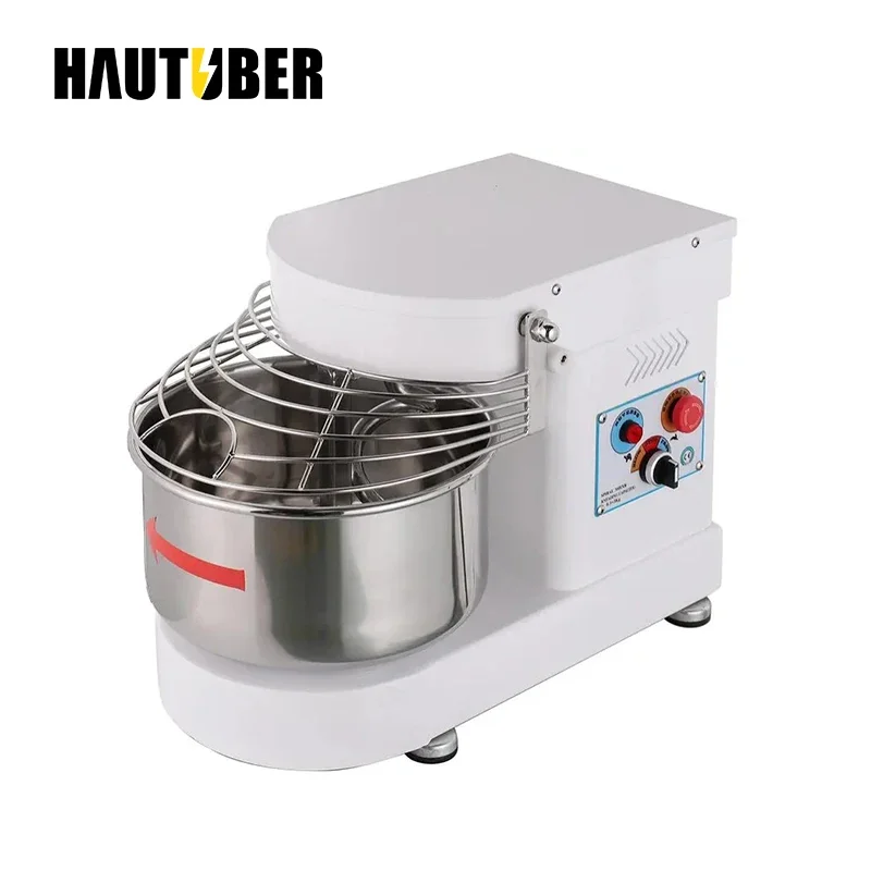 7L Household Electric Flour Mixer Machine Bread Dough Spiral Mixer for Bakery Pizza Bread Cake Food Preparation