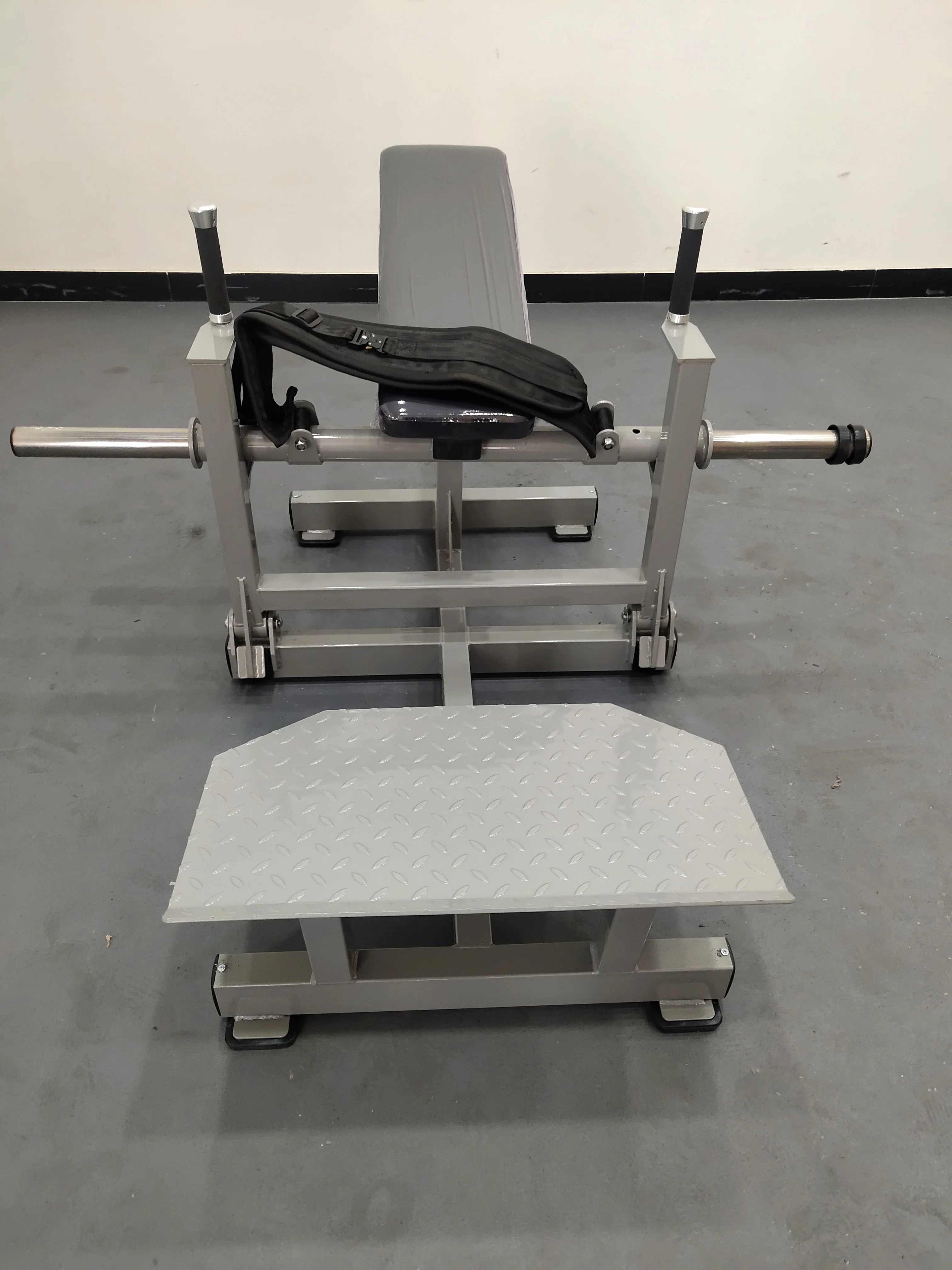 Machine de poussée de hanche, plaque chargée, équipement d'exercice de levage de hanche, Machine de flute