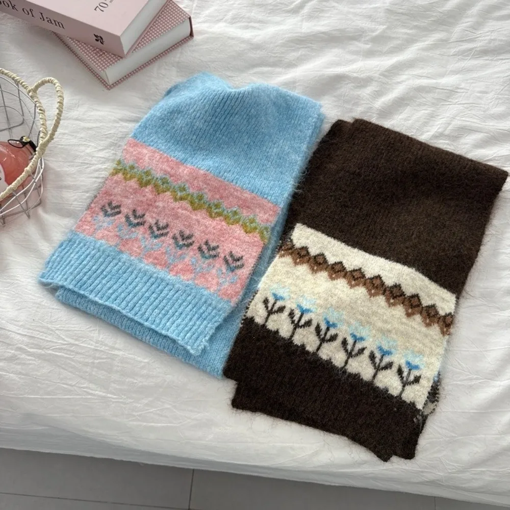novo-cachecol-de-la-jacquard-com-detalhes-florais-protecao-termica-para-o-pescoco-aquecedor-de-pescoco-para-outono-e-inverno