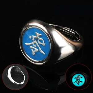 Japanischer Anime Naruto Cosplay Light Ring, Herrenringzubehör, Requisiten, Fingerdekoration, Itachi, Accessoires 10 Hauptverkäufe Akai Ito Ring - №8