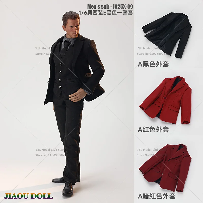 JO25X-09 1/6スケール男性洋服 ‌ プロフェッショナルスーツ紳士のフォーマルな行事用12インチアクションフィギュア兵士用