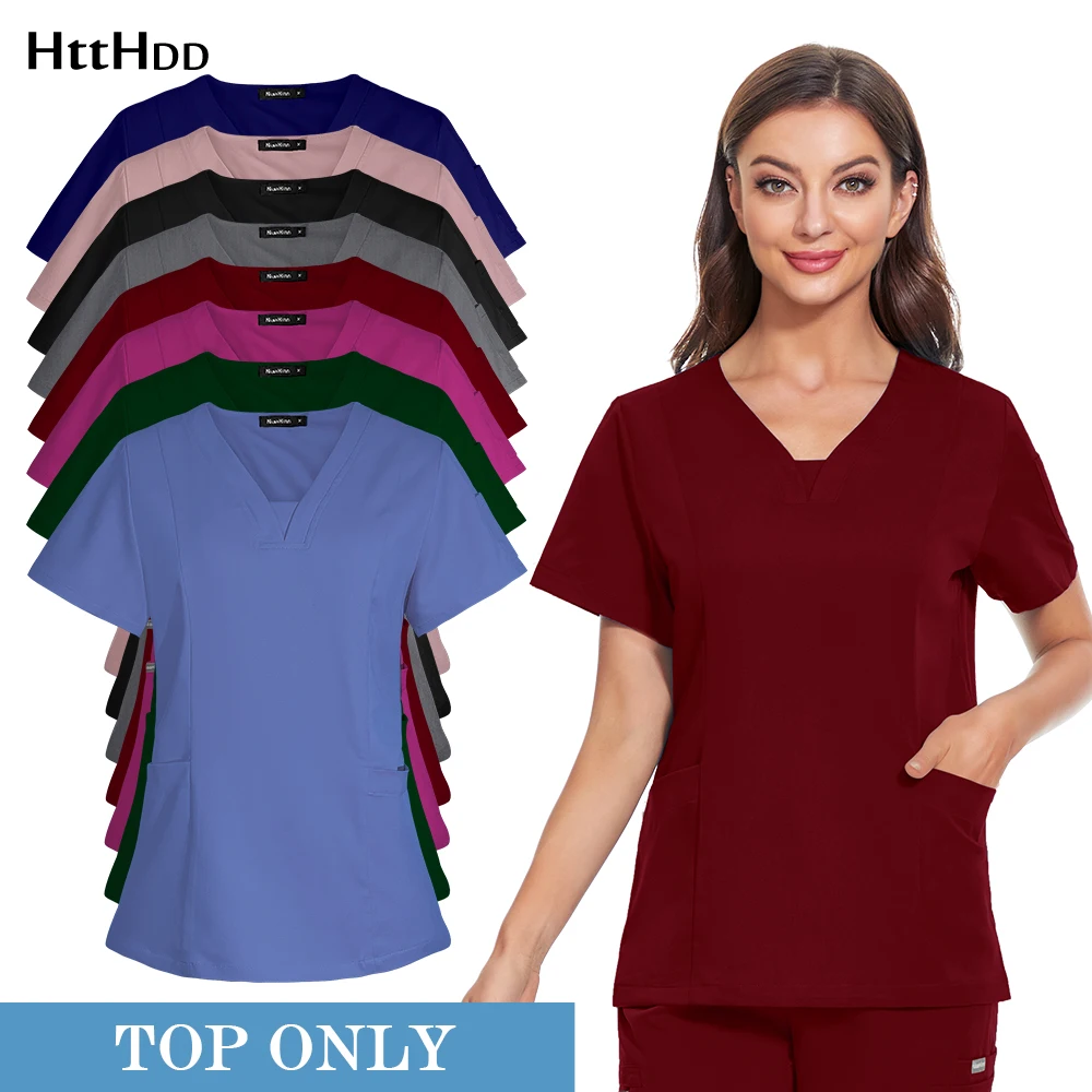 

Doctor Scrub Medical Uniform Nurse Healthcare Services Pharmacy Clinic Work Clothes Top Wholesale Price Pet Hospital Medical Top