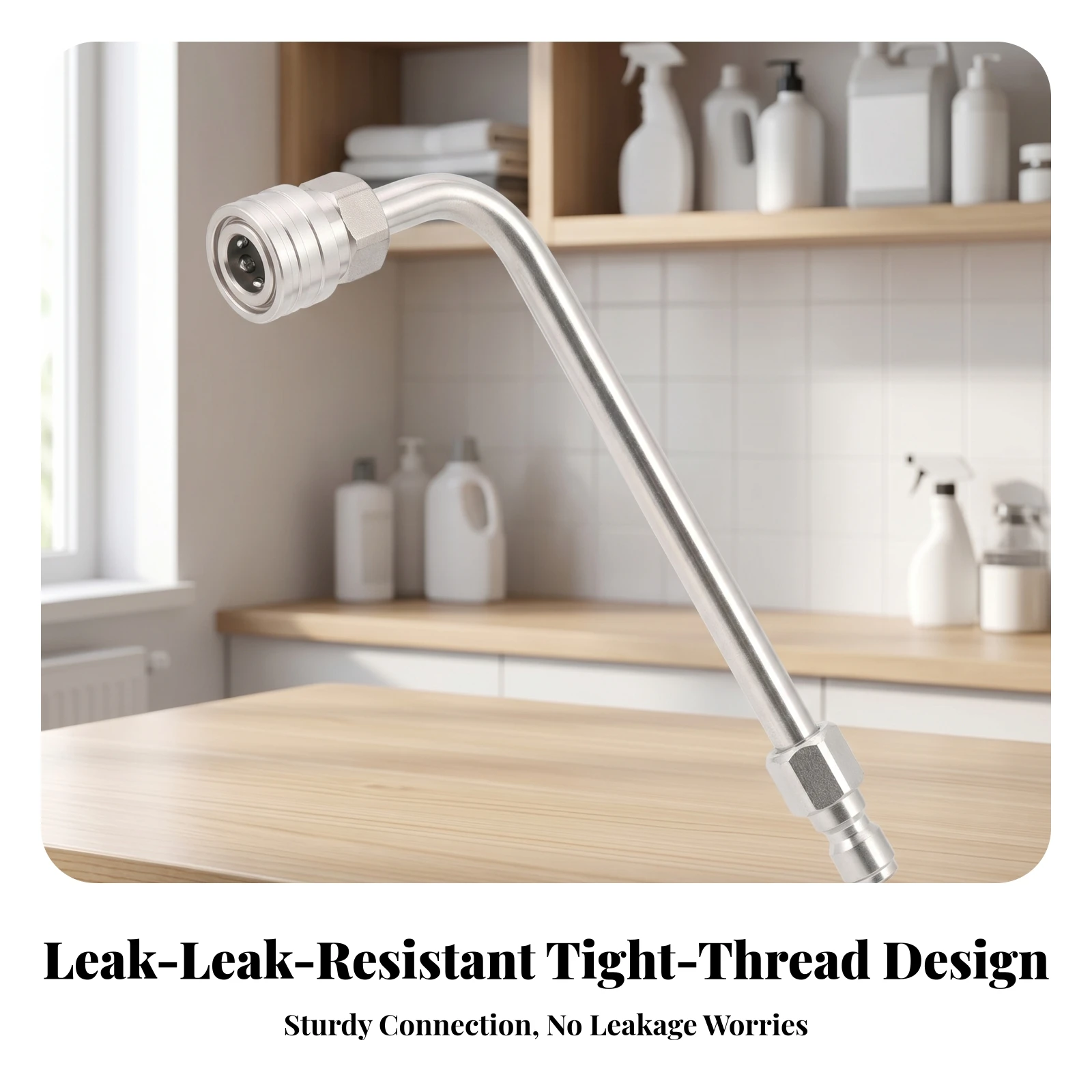Quick Attach Air Conditioner Cleaning Rod Home Cleaning Extension Stick for Appliance Cleaning Narrow Spaces