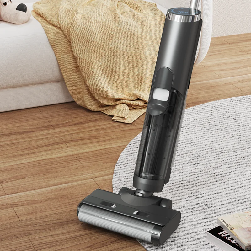 

Smart Home Wireless Electric Mop Sweeper Integrated Washing Machine Wet and Dry Vacuum Cleaner
