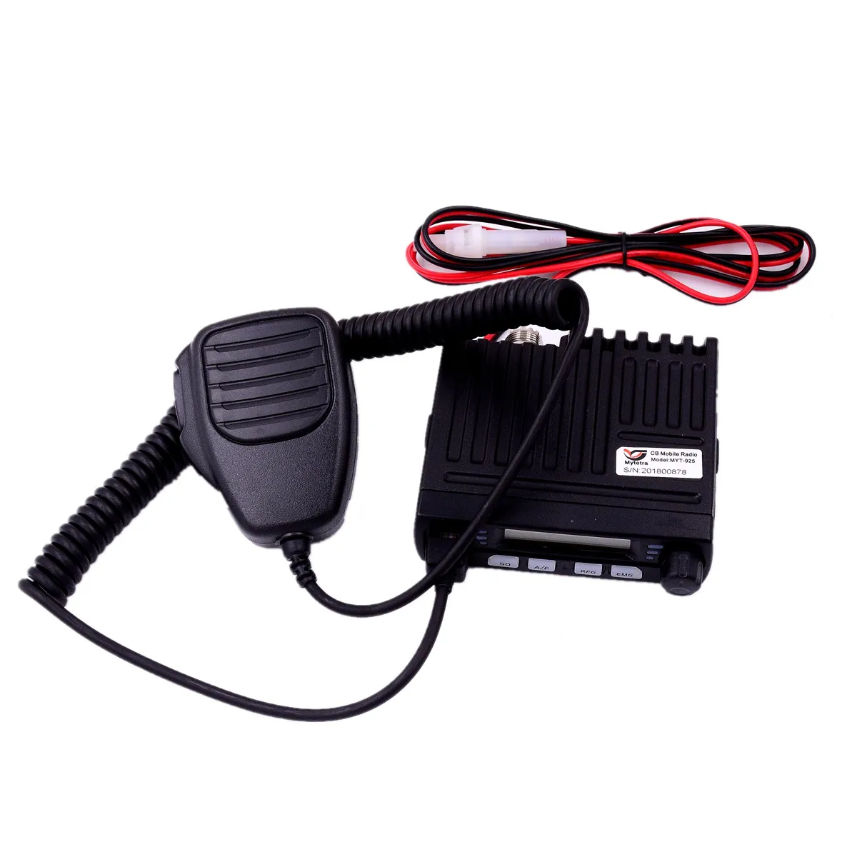 MYT-925 CB Radio 27MHZ MINI Transceiver LCD Screen 40 Channels AM FM Switchable RF Gain Control 10M Wireless Communication