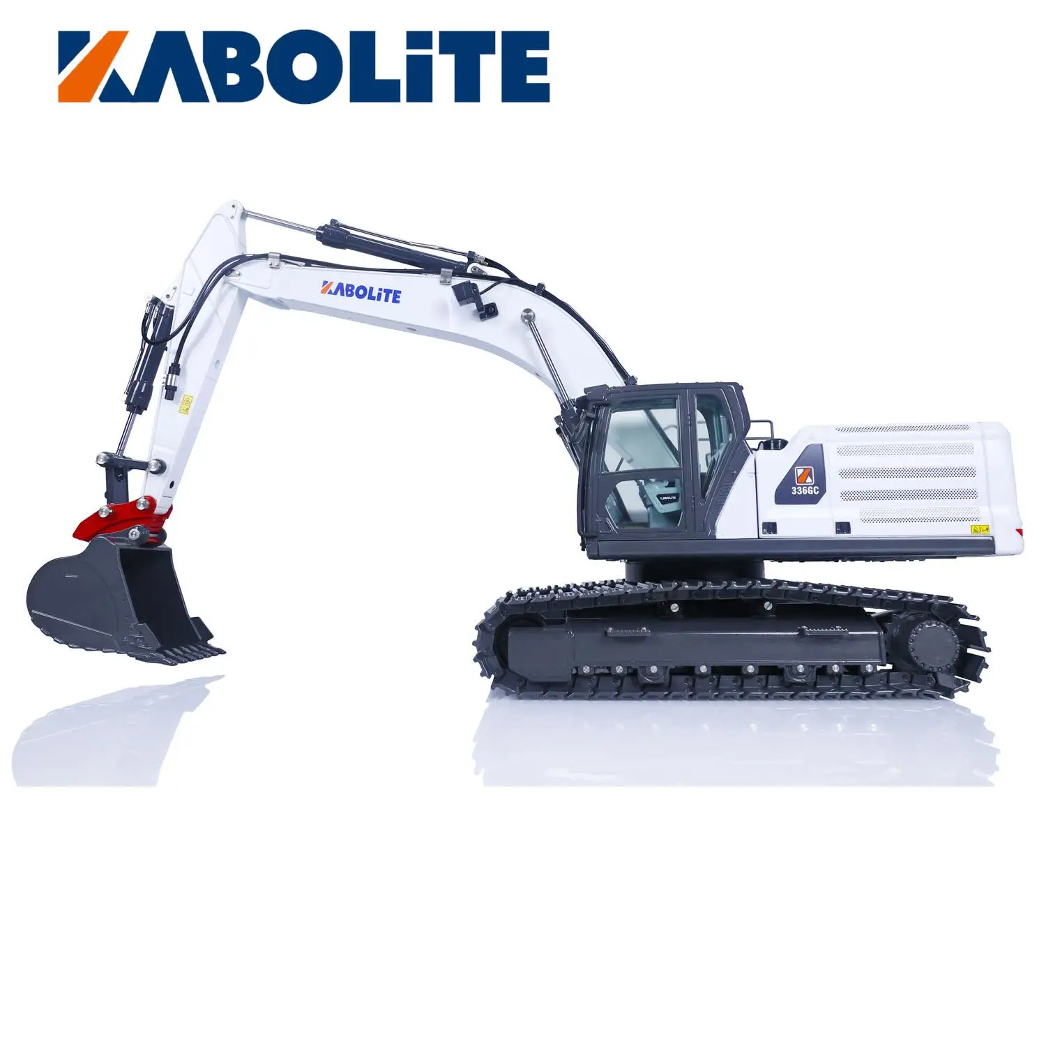 KABOLITE 1/18 HUINA K961S RC Hydraulic Excavator Upgraded Version K336GC Radio Control Digger Trucks Vehicle Cars Toys for Boys