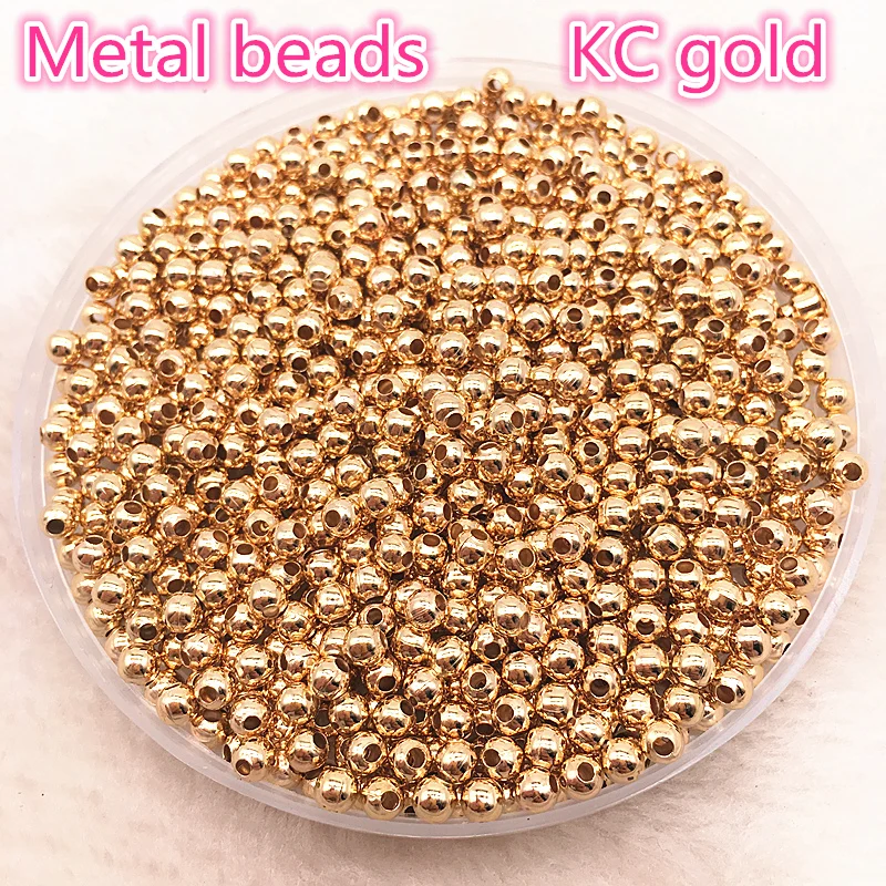 3mm-8mm Metal Beads for Jewelry Making