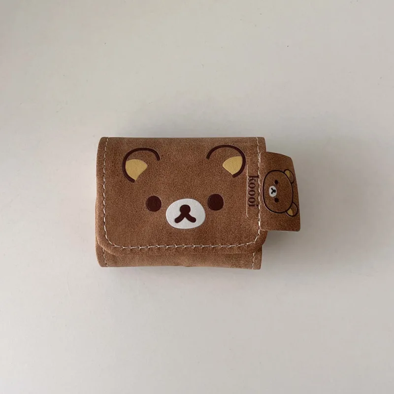 Ins Bear الجلود قلادة الكرتون لطيف جميل حقيبة سماعة الاذن لابل airpods 1 3 4 2 برو 2nd صندوق شحن بلوتوث اللاسلكية