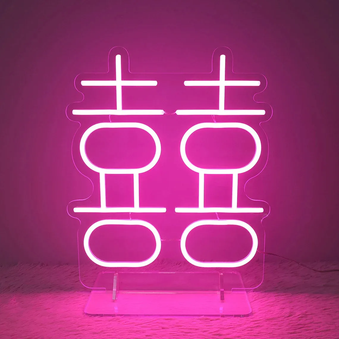 

Chinese Double Happiness Neon Sign Traditional Wedding Decor Led Neon Light Wedding Party Celebration Decor Wedding Neon Sign