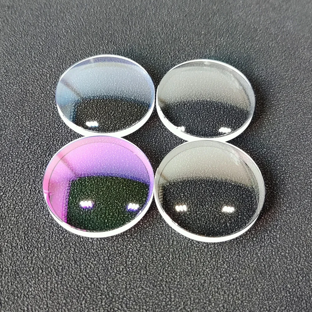 28mm*5.5mm*3.3mm Double Domed Sapphire Glass Blue/Red/Clear/No AR Coating Watch Glass Fits SKX013 SKX015 Watch Parts Replacement