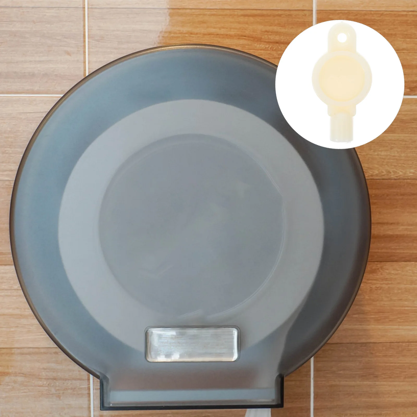 

Universal Plastic Toilet Paper Dispenser Key Durable Replacement Tissue Paper Towel Holder for Commercial Bathroom Utility Use