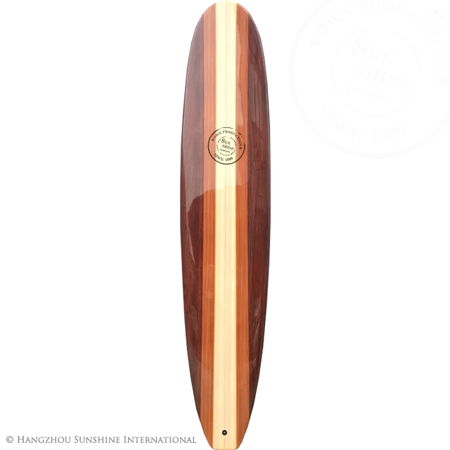 Foam Surf Board Epoxy Surfboards Wooden Veneer Long Board Surfboard