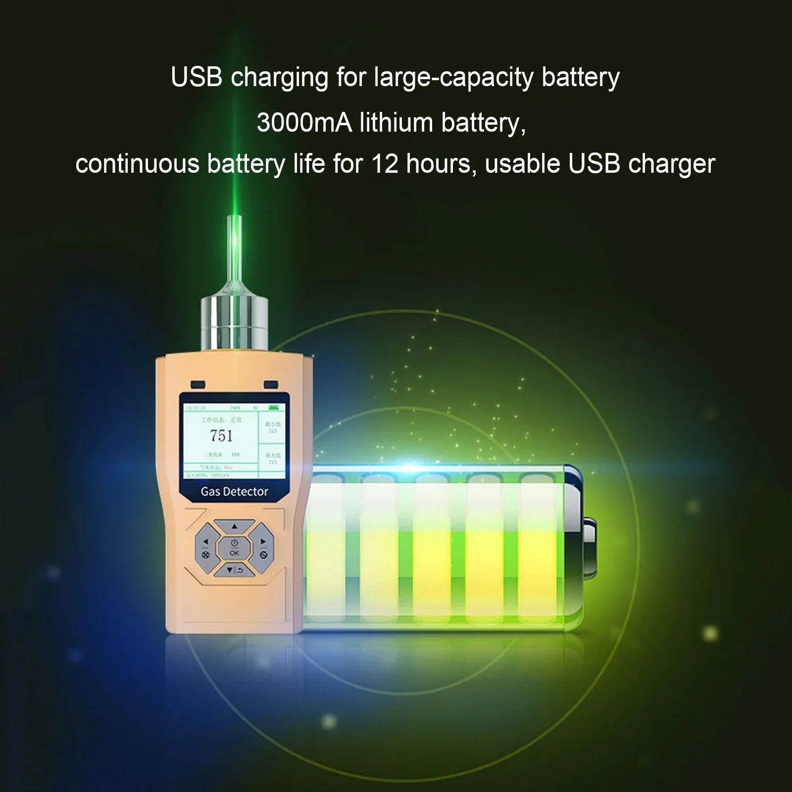 

Bestseller Portable O3 Photoion Ozone Gas Detector Pump Suction Gas Detection Air Detector Low Power O3 Detector Sensor Air Qua