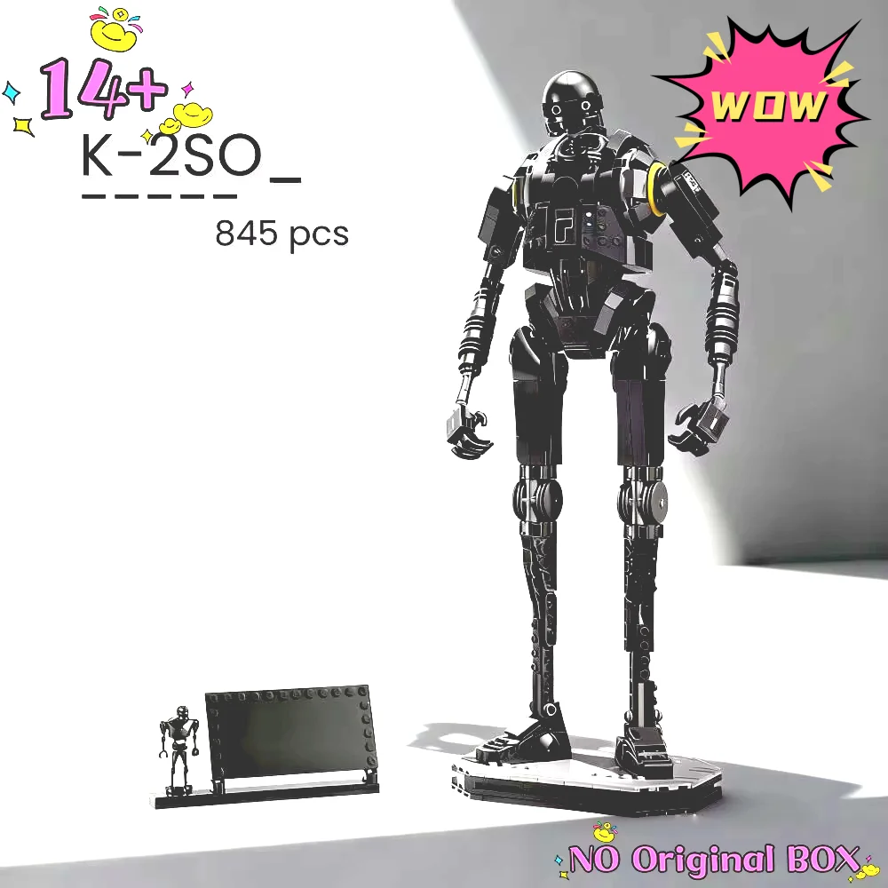 

New Hot 75434 K2SO Security Robot Assembled Building Blocks Model Fit Educational for Birthday Gifts