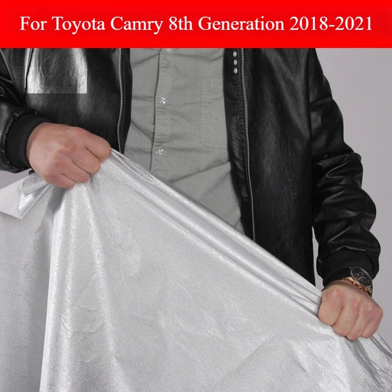 

For Toyota Camry 8th Generation 2018-2021 Special Car Clothing Sun Protection Rain Protection Sunshade Cover Cloth Car Thick