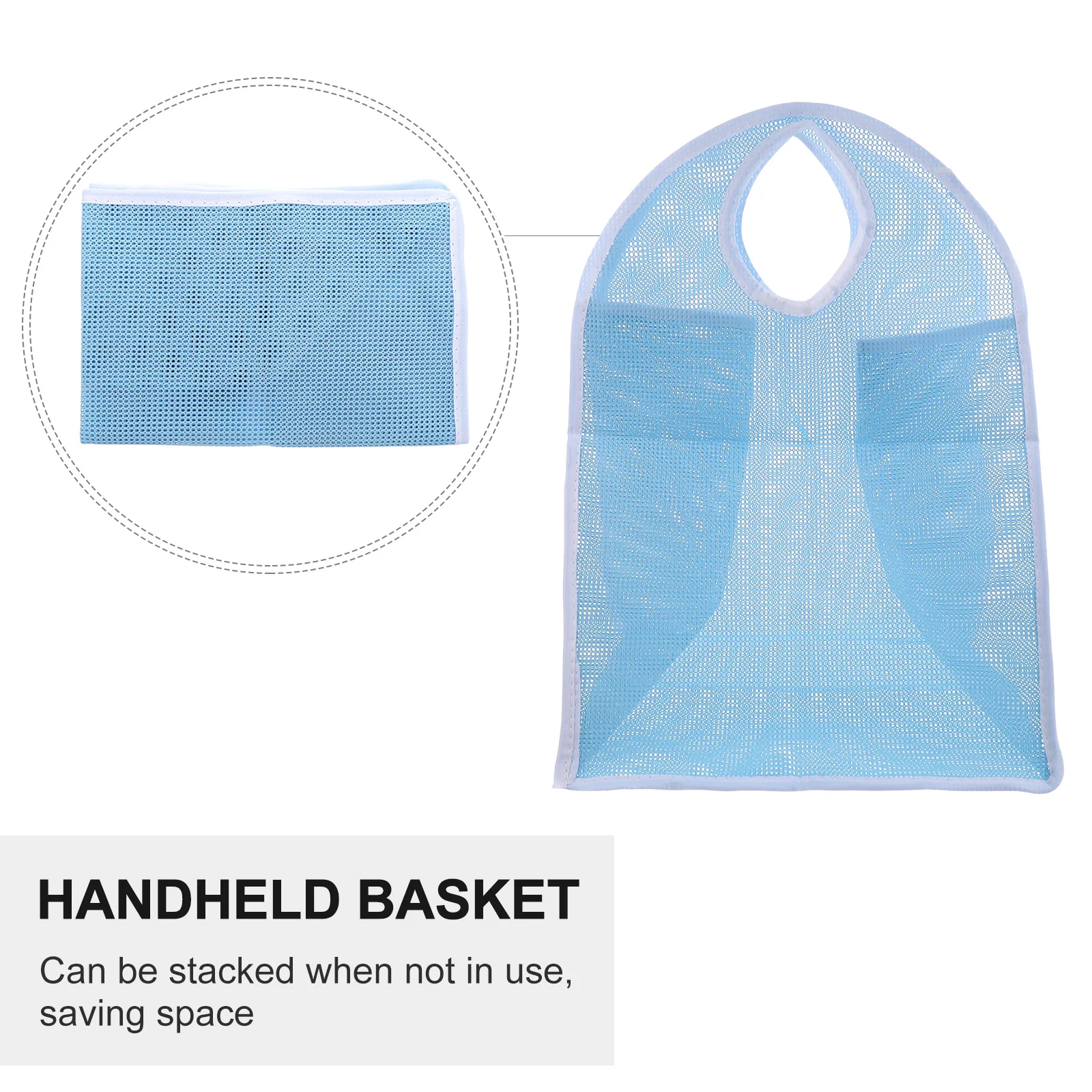 

Stylish Folding Laundry Basket Non Chemical Material Ergonomic Handle Space Saving Stackable Design Household Organizer for Baby