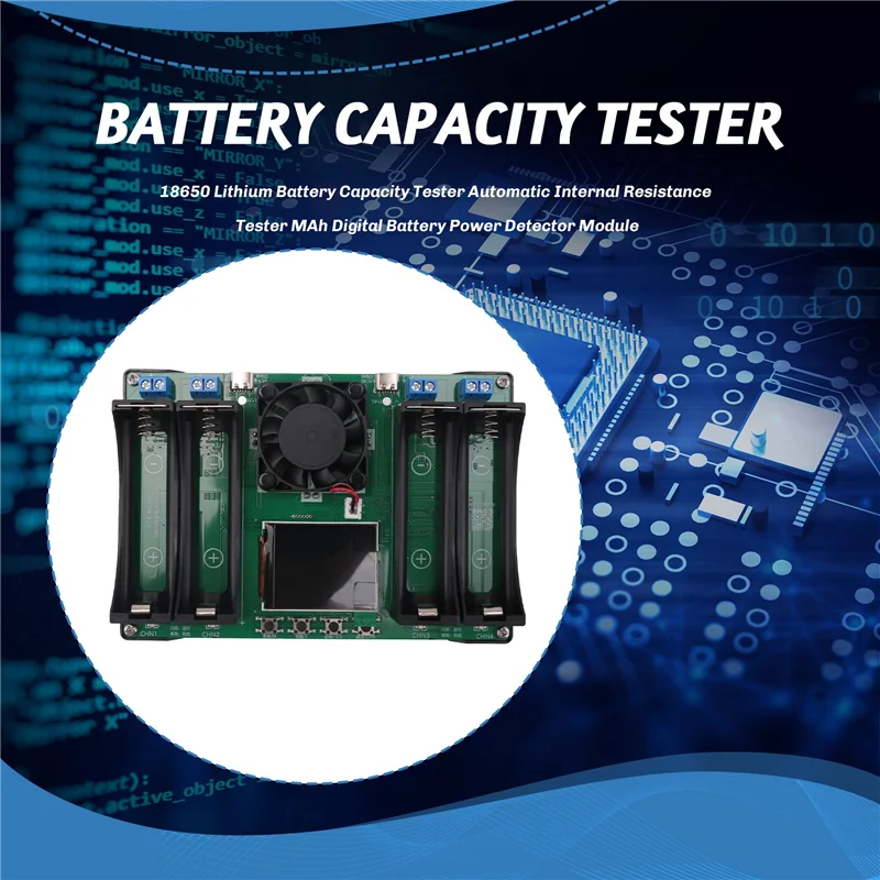 -FDDT 1 Uds 18650 probador de capacidad de batería de litio probador de resistencia interna automática Mah módulo Detector de energía de batería Digital