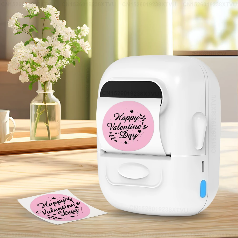 P50 Adhesive Sticker Printer Similar to M110 E210 Label Maker Portable Home Smart Label Machine DIY Name Transparent Stickers