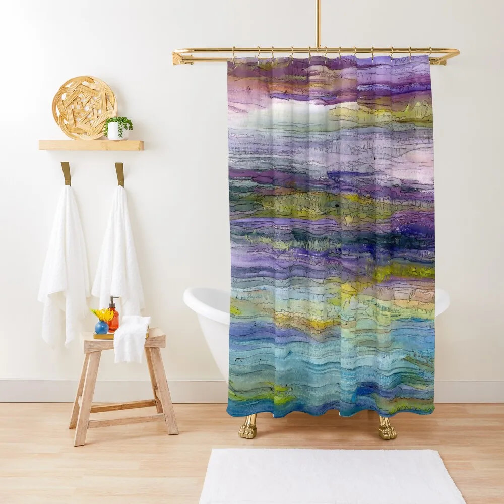 

Reflections in Purple Skies Shower Curtain Shower For Bathroom Cover Shower Set Bathroom Deco Curtain