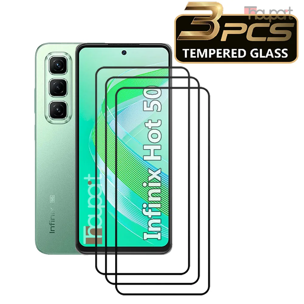 3 шт. закаленное стекло для Infinix Hot 50 Защитная пленка для экрана Infinix Hot50 защитное стекло