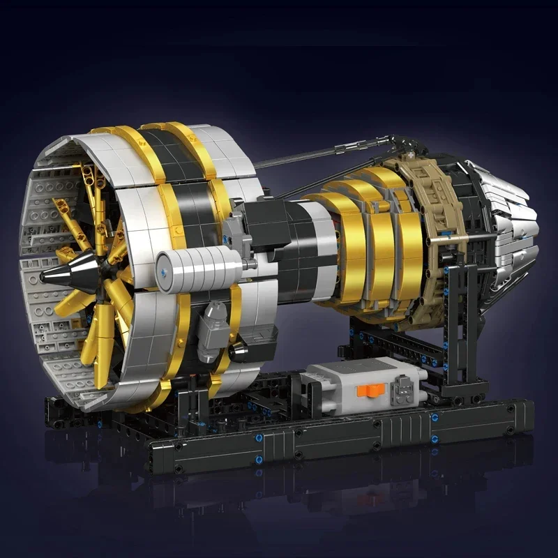 NEW Maneuverable turbine engine 2256pcs Model Buiding Kit Block Self-locking Bricks Birthday Christmas Holiday Gift