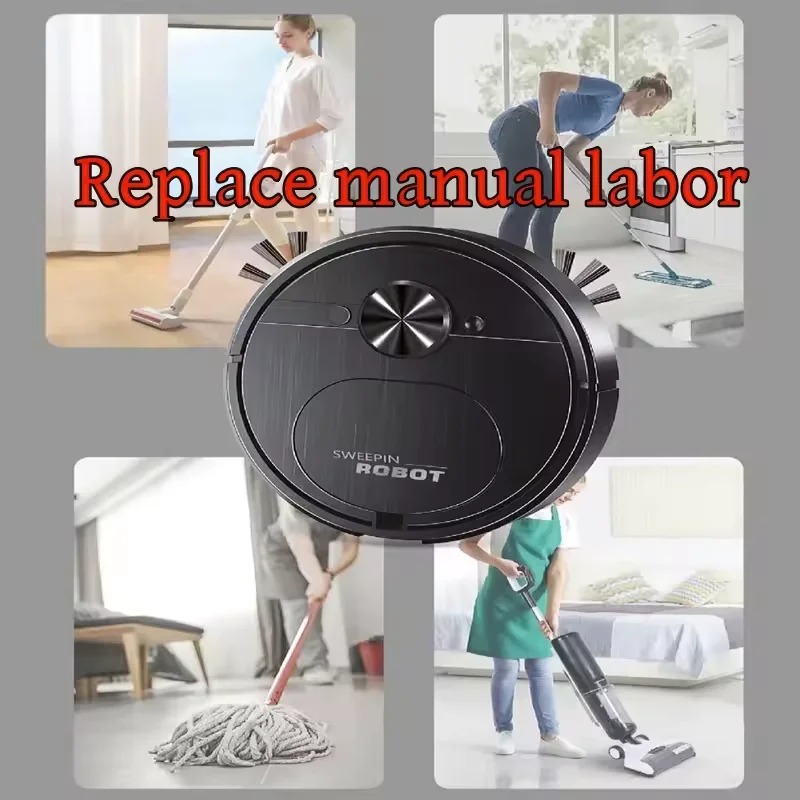 Xiaomi Smart Sweeping Robot Vacuum Cleaner 3-in-1 Charging Strong Power Sweeping Machine Wiping Floor Remove Dust Hair Pet Hair