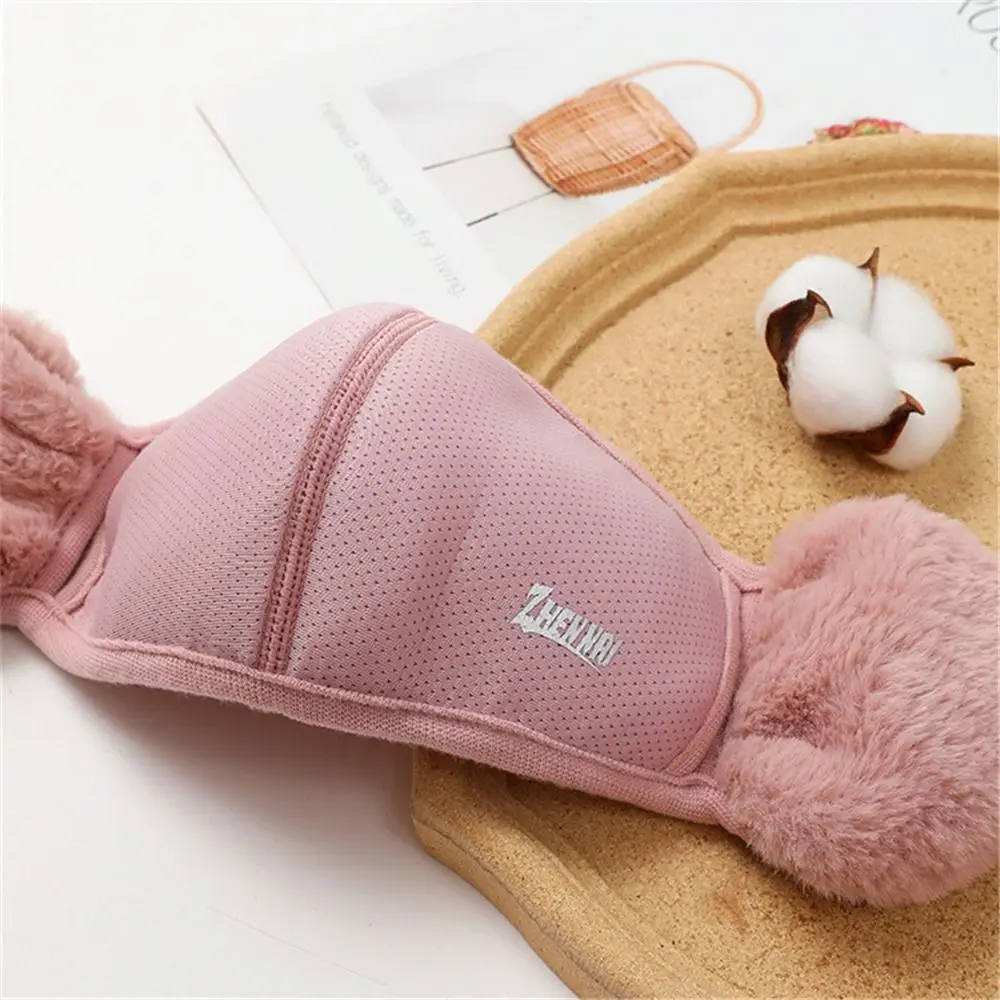 Women Winter Warm Cold-proof Earmuffs Windproof Mouth Cover Female Outdoor Mask Cycling Ear Warmer