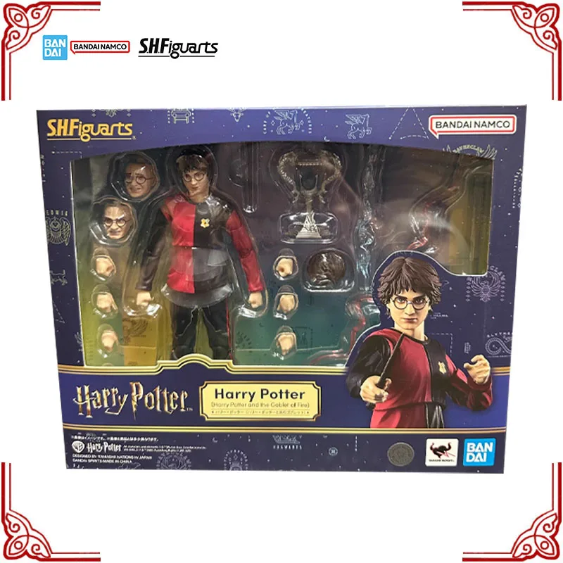 Auf Lager Original Bandai Harry Potter Modellbausatz SHF Harry Potter The Goblet of Fire Anime Action Figure Collection Fertigmodell