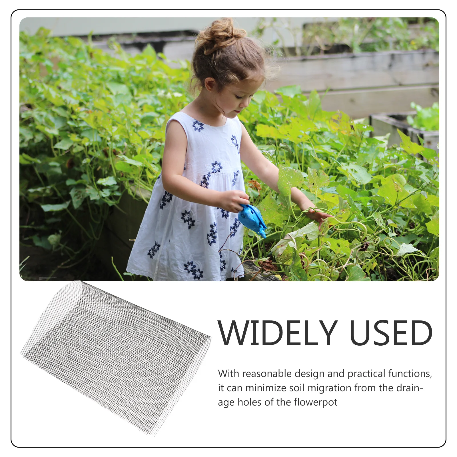 

5pcs Stainless Steel Mesh Screen 5-Layer Fine Wire Mesh For Flower Pot Bottom Drainage Bonsai Planters Garden Tool Parts Metal