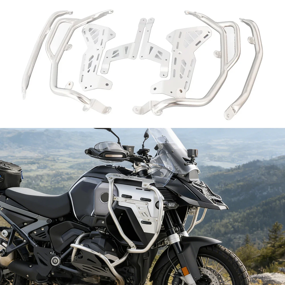 

New For BMW R1300GS ADV R 1300 GS Adventure Engine Tank Guard Highway Crash Bar Ultimate Pro Frame Protection Bumper R1300GSA